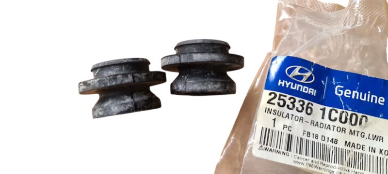 BASE RADIADOR: CAUCHO HY ACCENT 1.4/1.6 06-09, RIO XCITE, GETZ (25336-1E000-4A000-1P000)